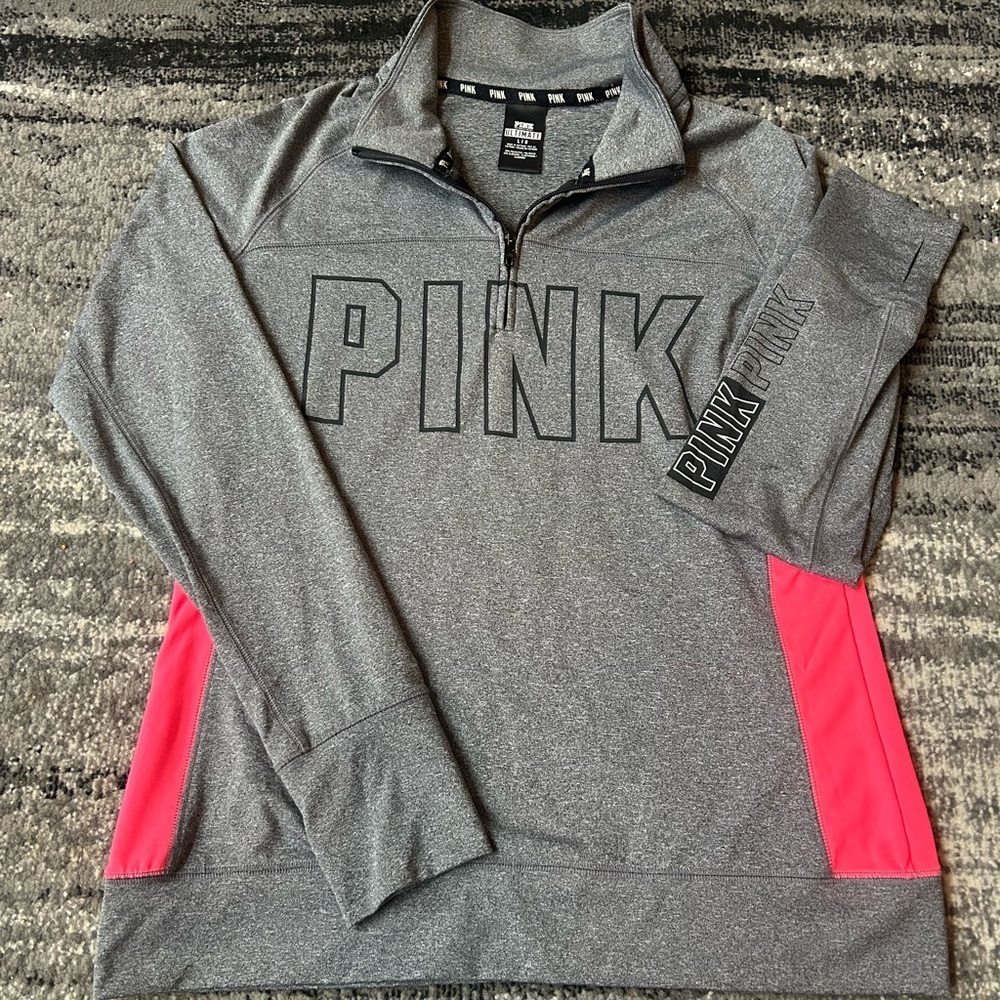 PINK by VS Ultimate Quarter Zip Athletic Pull-Over